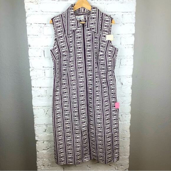 Vintage 60's Beaumart Deadstock Mod Sleeveless Dress - Picture 1 of 11